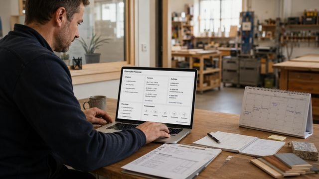 Welche Abläufe im Handwerksbetrieb zuerst digitalisieren