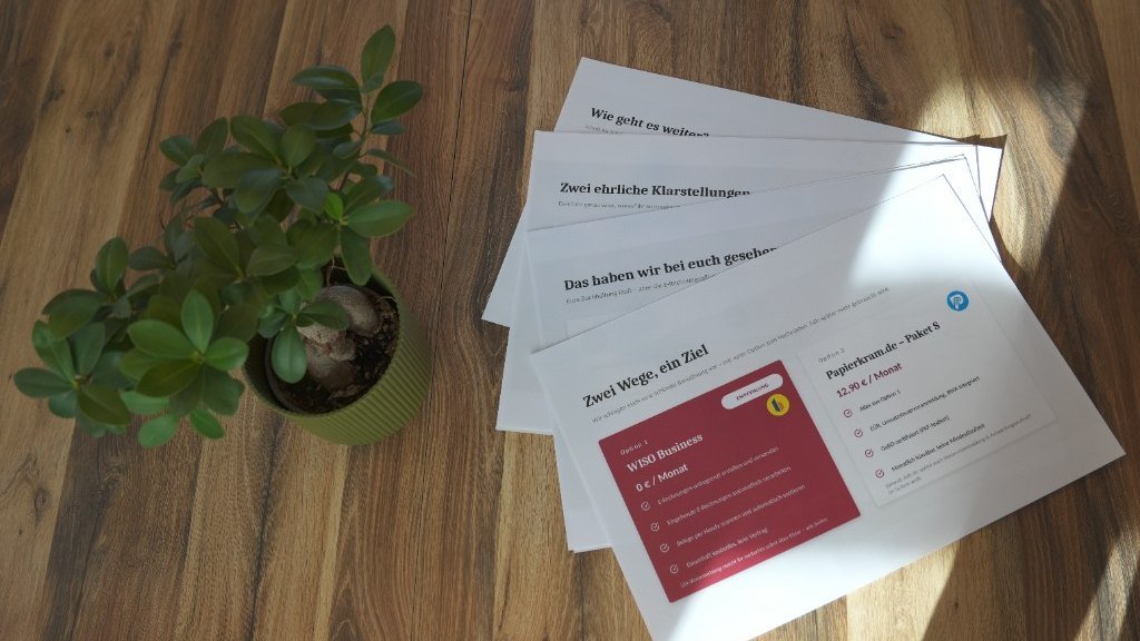 Lösungsvorschlag auf dem Tisch: zwei Wege zur passenden Software