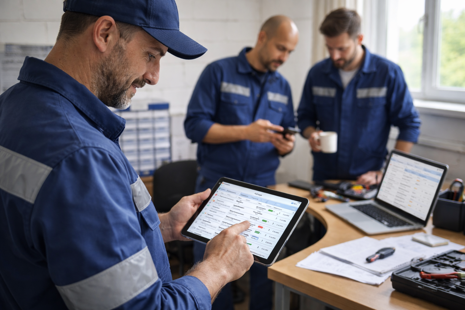 Strukturierte digitale Abläufe im Handwerksbetrieb